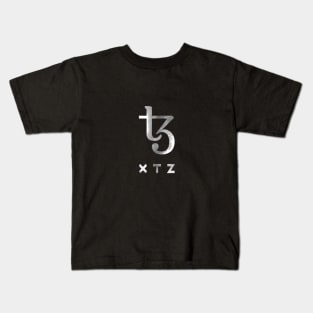 Tezos (XTZ) Crypto Logo Kids T-Shirt